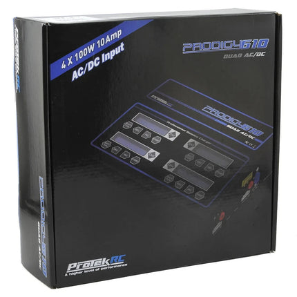 ProTek RC Prodigy 610 QUAD AC LiHV/LiPo AC/DC Charger 6S/10A/100W PTK8517