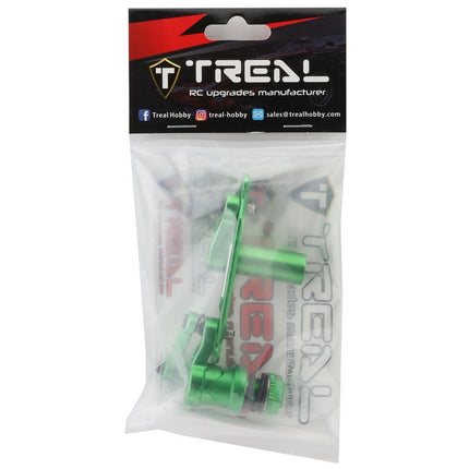 Treal Hobby Aluminum Servo Saver Steering Bellcrank Set Traxxas Sledge (Green)