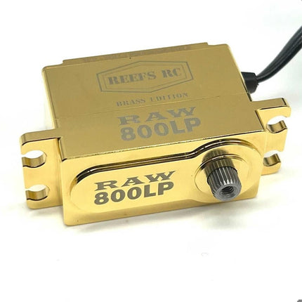 Reefs RC RAW800LP Digital WP Low Profile Brushless Servo Brass Edition REEFS160