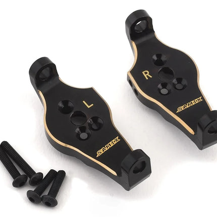 Samix V2 Brass C-Hubs for Traxxas TRX-4 (Black) (2) (41g)