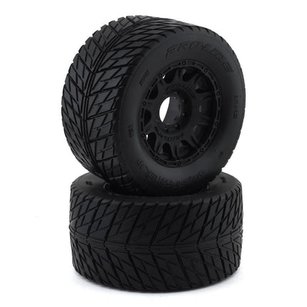 Pro-Line Street Fighter HP 3.8" Belted Tires Pre-Mounted w/Raid Wheels