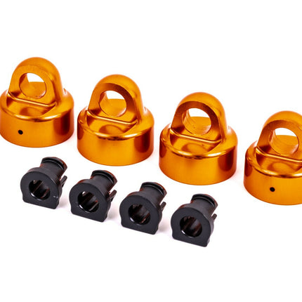 Traxxas Sledge Orange Anodized Aluminum Shock Caps GT-Maxx Shocks 9664T New!!