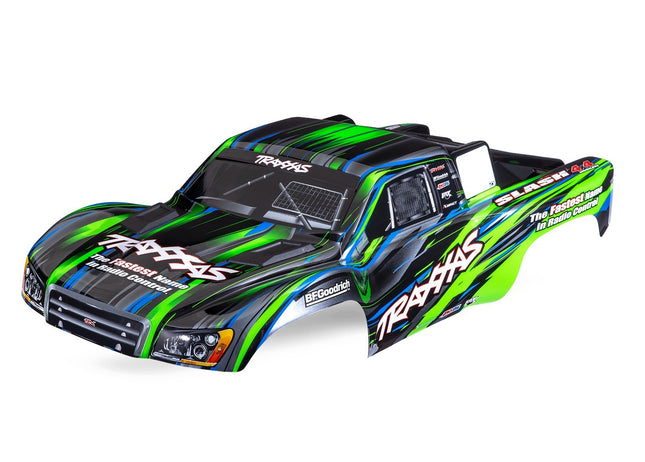 Traxxas 6932-GRN Slash 4x4 Complete Painted Body Green TRA6932GRN