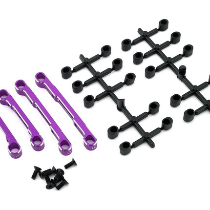 Yokomo Adjustable Suspension Mount Set (Purple) YOKY2-301APA