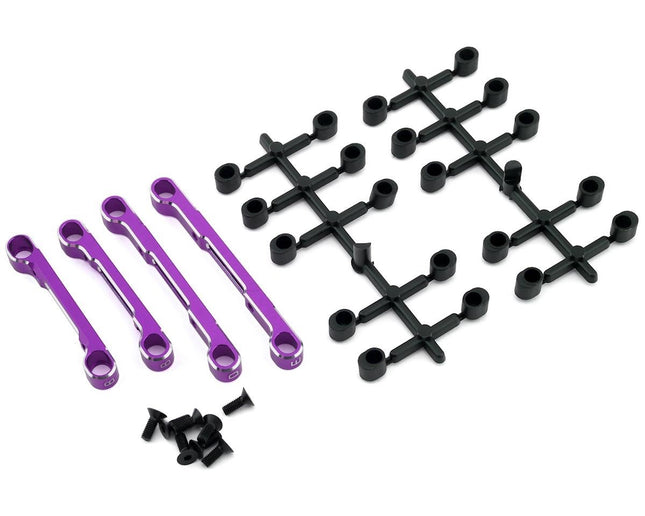 Yokomo Adjustable Suspension Mount Set (Purple) YOKY2-301APA