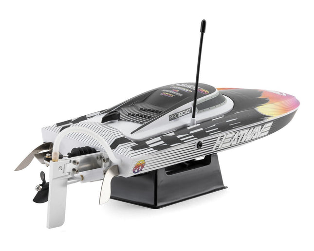 Proboat Recoil 2 18" Self-Righting Brushless Deep-V Boat RTR Heatwave PRB08053T2
