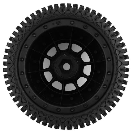 JConcepts Choppers Pre-Mounted Monster Truck Tires w/Hazard Wheel Blk 4014-3994