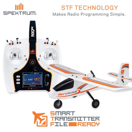 HobbyZone AeroScout S 2 1.1m BNF Trainer Electric Airplane (1033mm) HBZ385002