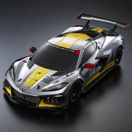 Kyosho Mini-Z RWD MR-04 Chevrolet Corvette C8.R Chrome/Yellow 20th Annivesary