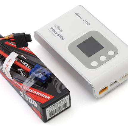 Gens Ace G-Tech Smart 3S Bundle w/3S 60C EC5 LiPo Battery (5300mAh) & iMars S100