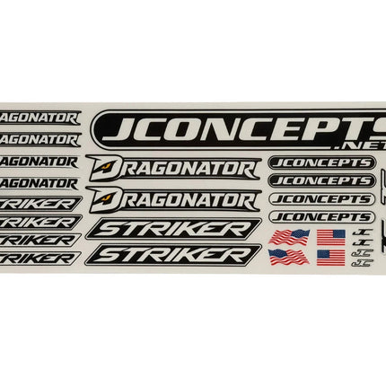 JConcepts Team Associated RC10B84 "Striker" 1/10 4WD Buggy Body w/Turf Wing 0724