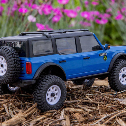 Axial SCX30 Ford Bronco 1/30 4WD RTR Scale Mini Crawler Blue AXI2048T1