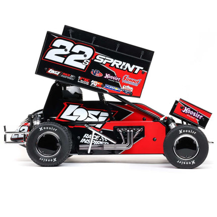 Losi 22S 1/10 Brushless 2WD RTR Sprint Car Red w/Battery & Charger LOS2359