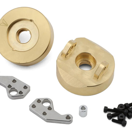 Vanquish Products Brass F10 Straight Axle Steering Knuckles (2) 151g ea VPS02910