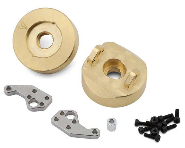 Vanquish Products Brass F10 Straight Axle Steering Knuckles (2) 151g ea VPS02910