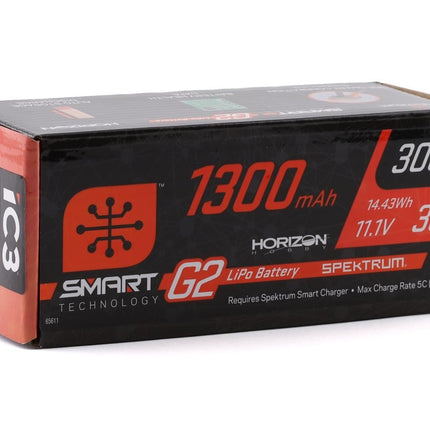 Spektrum RC 3S Smart G2 LiPo 30C Battery Pack w/IC3 Connector 11.1V/1300mAh
