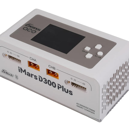 Gens Ace iMars D300 Plus G-Tech Smart Dual AC/DC Charger Wht 6S/16A Bluetooth