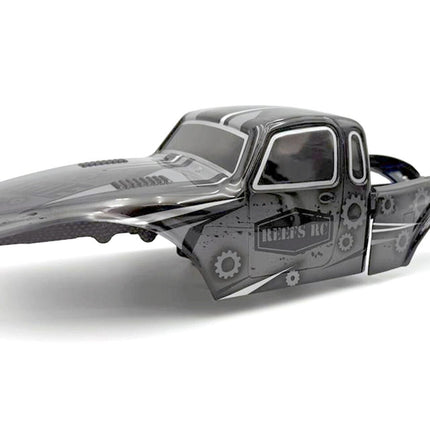 Reefs RC Clear "PLAGUE" 1/10th Crawler CompBody Set w/Stickers & Mask REEFS226