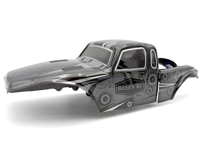 Reefs RC Clear "PLAGUE" 1/10th Crawler CompBody Set w/Stickers & Mask REEFS226