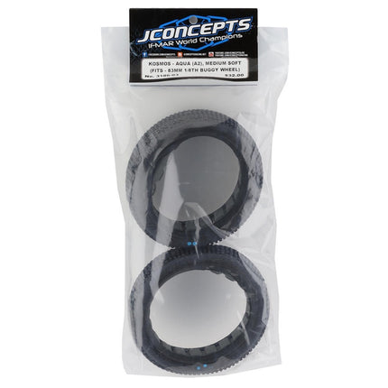 JConcepts Kosmos 1/8 Buggy Tire (2) (Aqua A2) JCO3186-03