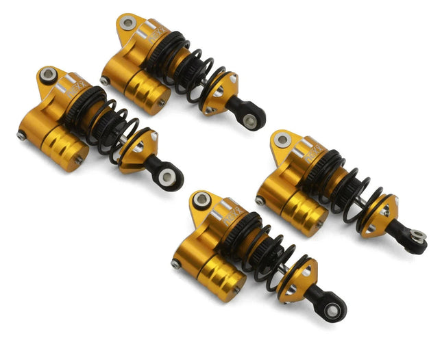 NEXX Racing 60mm Aluminum Threaded Reservoir Shocks Mini Slash/4Tec Drift Yellow