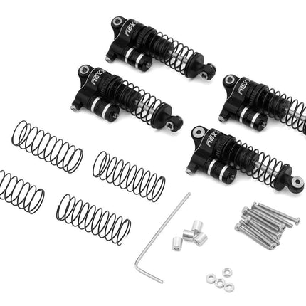 NEXX Racing Redcat Ascent-32 37mm Aluminum Oil-Filled Reservoir Shocks (Black)