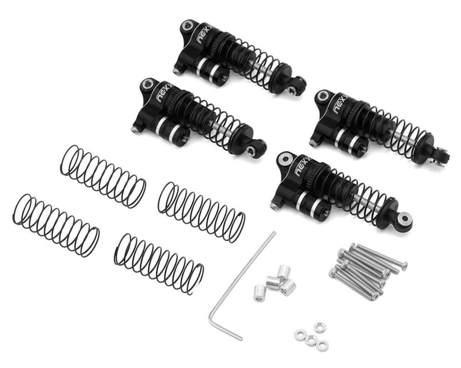 NEXX Racing Redcat Ascent-32 37mm Aluminum Oil-Filled Reservoir Shocks (Black)