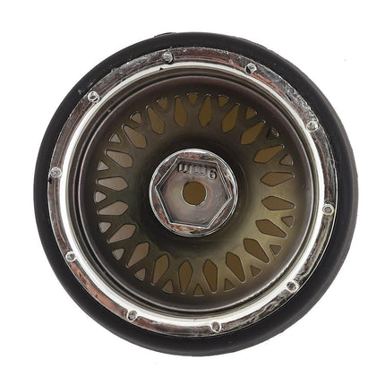 Firebrand RC Crownjewel XDR9 5° Pre-Mounted Slick Drift Tires (4) (Gold) 
