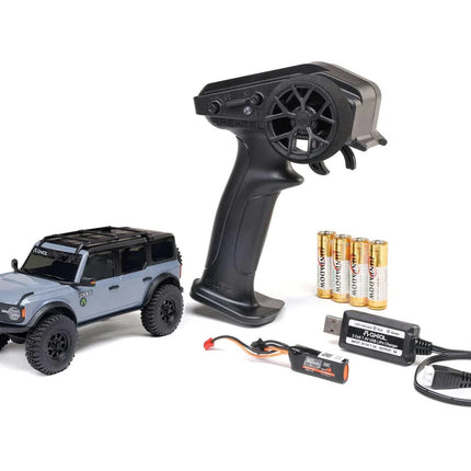 Axial SCX30 Ford Bronco 1/30 4WD RTR Scale Mini Crawler Grey AXI2048T2