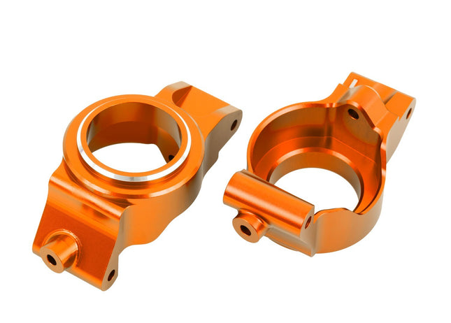 TRAXXAS ALUM CASTER BLOCKS (C-HUBS) ORANGE X-MAXX/XRT TRA7832-ORNG