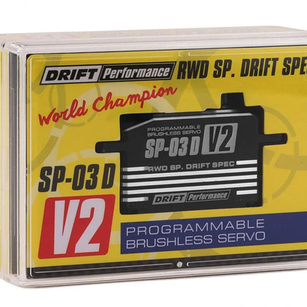 Yokomo SP-03 D V2 Programable Brushless Drift Servo HV (Black) YOKSP-03DV2A