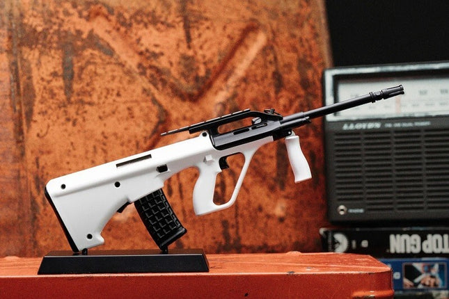 GoatGuns 1/3 Scale Die Cast Bullpup Model, White