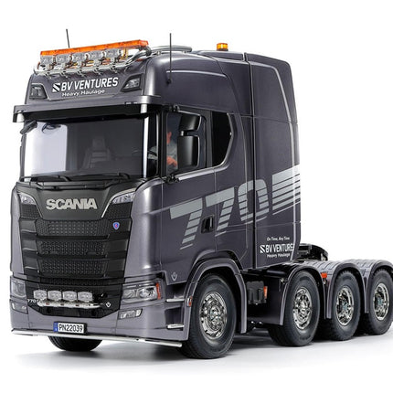 Tamiya 1/14 Scania 770 S 8x4/4 Semi Truck Kit Gun Metal Edition TAM56376