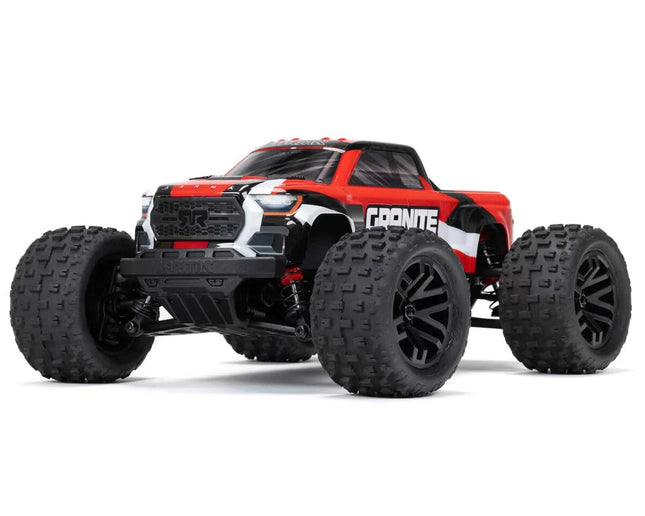 Arrma Granite Grom MEGA 4WD 380 Brushed 1/18 Monster Truck RTR Red ARA2102T2