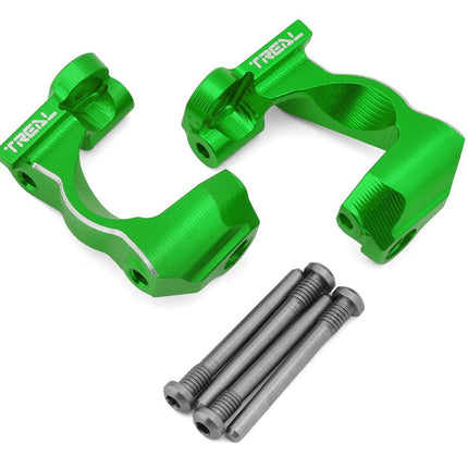 Treal Hobby Aluminum Front C Hubs Traxxas Mini Maxx Green Left/Right