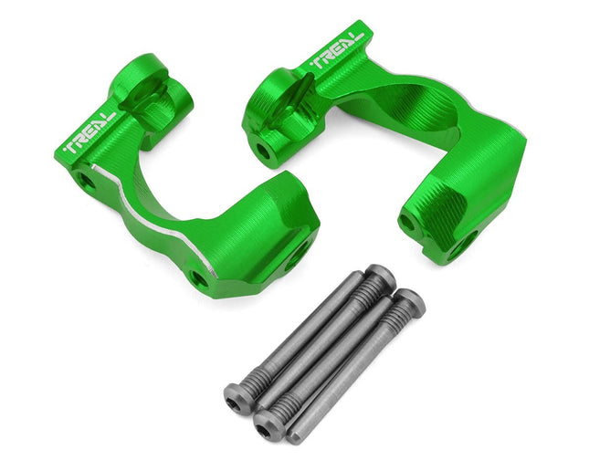 Treal Hobby Aluminum Front C Hubs Traxxas Mini Maxx Green Left/Right