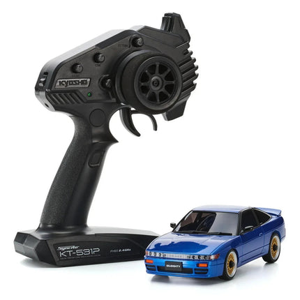 Kyosho MA-020 AWD Mini-Z ReadySet w/Nissan Sileighty Blue Body KYO32660BL