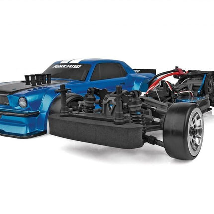 Team Associated DC10 RTR 1/10 Electric Brushless RWD Drift Car Blue 2.4GHz Radio
