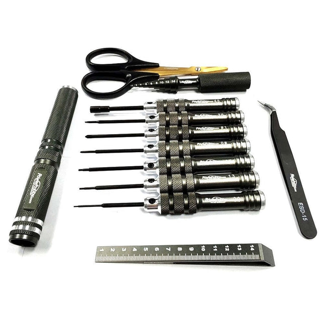 Powerhobby PHB6028 Tool Kit  Kyosho Mini-Z w Bag Hex / Philips / Driver / Reamer