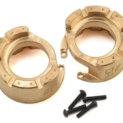 Hot Racing Brass Heavy Metal Knuckle Weight for Traxxas TRX-4 (2)