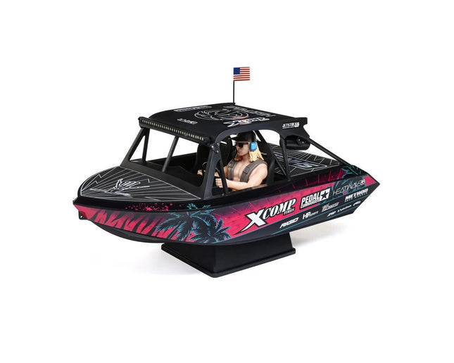 Pro Boat 1/6 24" Jetstream Jet Boat RTR (Shreddy) Black PRB08051T1