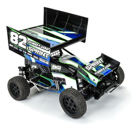 Pro-Line Losi 22S Sprint Car Body w/Wing (Clear) (Lightweight) PRO367400