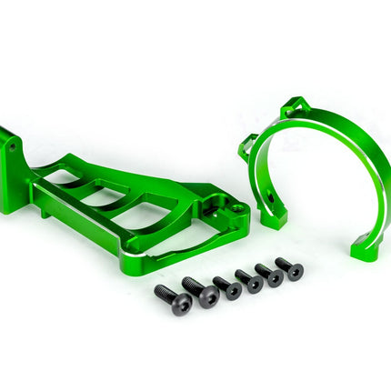 Traxxas Aluminum Front/Rear Motor Mounts For Maxx/Maxx Slash Green TRA10262-GRN
