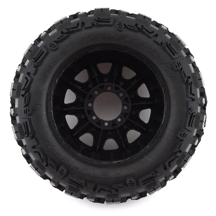 Pro-Line Trencher X MX38 3.8" Tire w/Raid 8x32 Wheels Black M2 w/Removable Hex