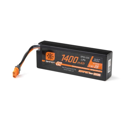 Spektrum RC 2S Smart G2 30C SmartFit LiPo Battery Pack (7.4V/1400mAh) w/IC2