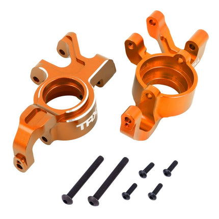TRAXXAS ALUM STEERING BLOCKS ORANGE X-MAXX/XRT TRA7836-ORNG