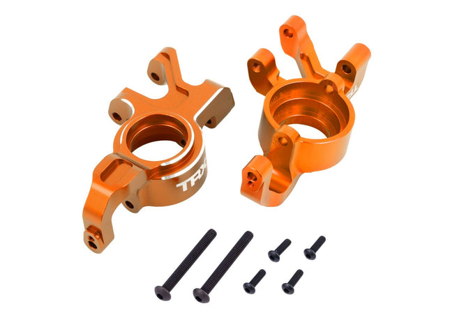 TRAXXAS ALUM STEERING BLOCKS ORANGE X-MAXX/XRT TRA7836-ORNG