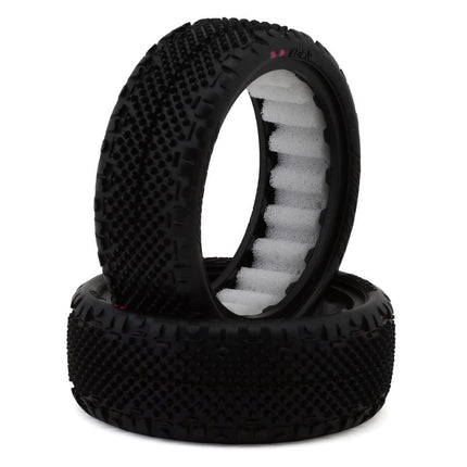 JConcepts Pin Swag LP Wide 2.2" 2WD Front Buggy Carpet Tires (2) (Pink) 4062-010