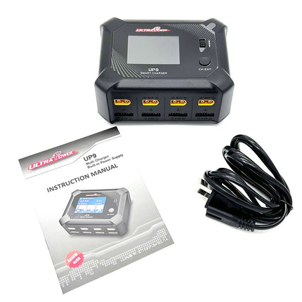 Ultra Power UP9 AC 100W DC 200W Four Port Multi-Chemistry Smart Charger UPTUP9
