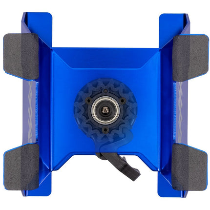 TRAXXAS ALUMINUM RC CAR/TRUCK STAND BLUE TRA8796BLUE
